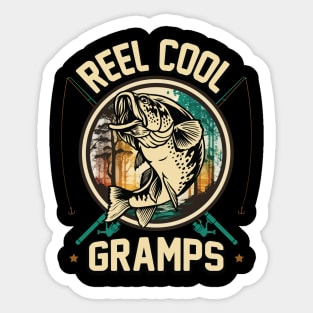 Reel Cool Gramps Fishing Gift Sticker